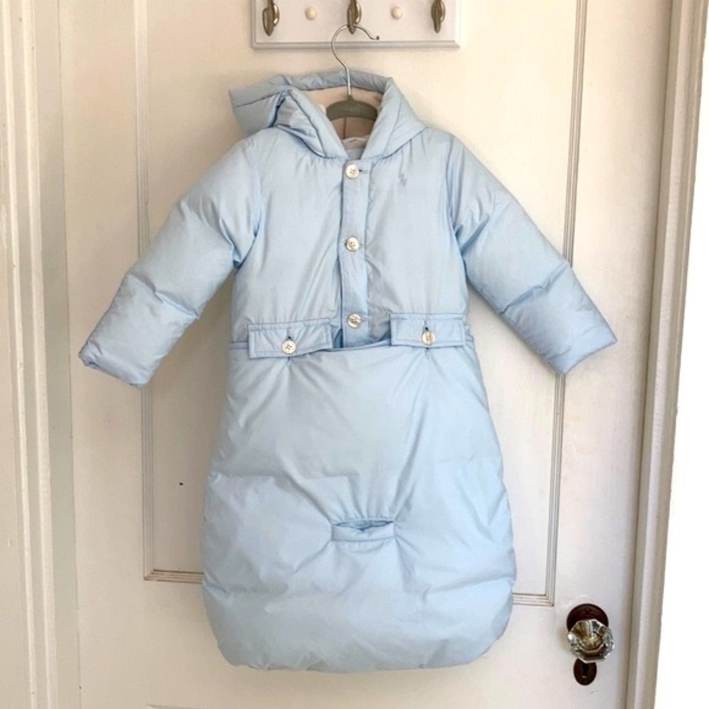 Ralph Lauren 2-Piece Down Jacket & Bunting Bag Set